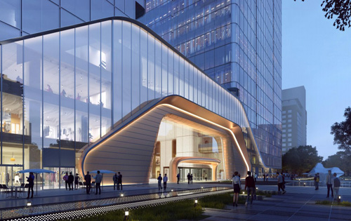 丽金智地中心入口